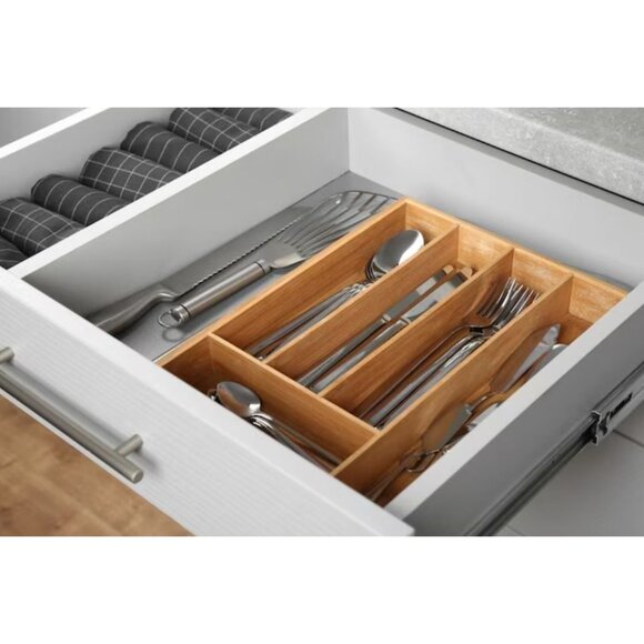 Richelieu 18" Full Extension Drawer Slides 2-Pack 100lb Side Mount Silver - Picture 7 of 9